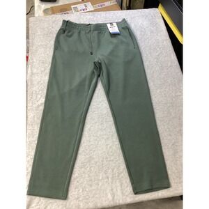 Members Mark Mens Sandwash Pant Sage Green Large Moisture Wicking Drawstring L